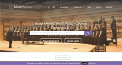 Desktop Screenshot of musicspoke.com